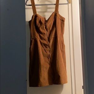 Brown Corduroy Dress
